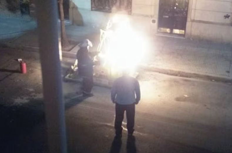 Condenaron con prisión efectiva a un hombre que quemó un contenedor de basura en san cristóbal