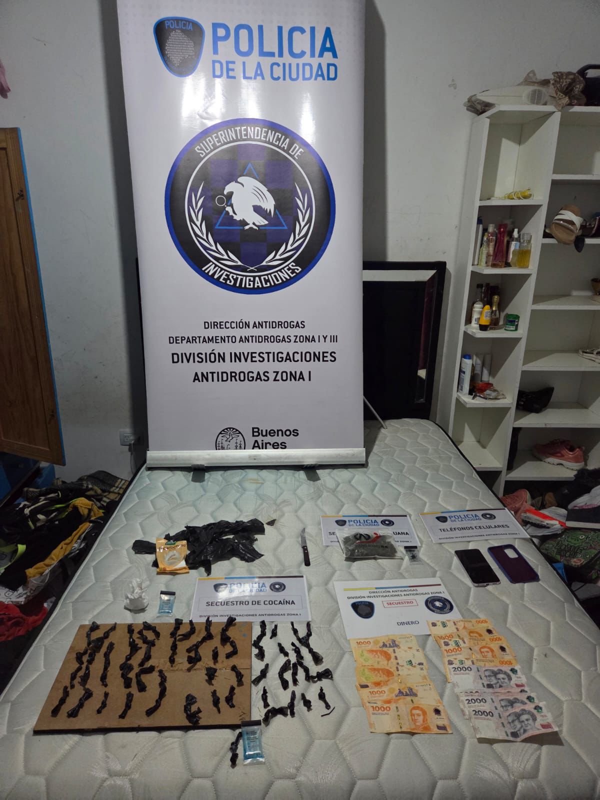 ALLANAMIENTO Y PRISIÓN PREVENTIVA PARA UN DEALER QUE VENDÍA DROGAS EN EL BARRIO RODRIGO BUENO