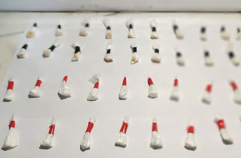 Detuvieron a un proveedor de drogas y descubrieron que el sello distintivo de los estupefacientes que comercializaba la banda narco de Marcos todavía subsiste en el barrio 1,11,14